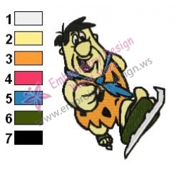 Flintstones Embroidery Cartoon 20